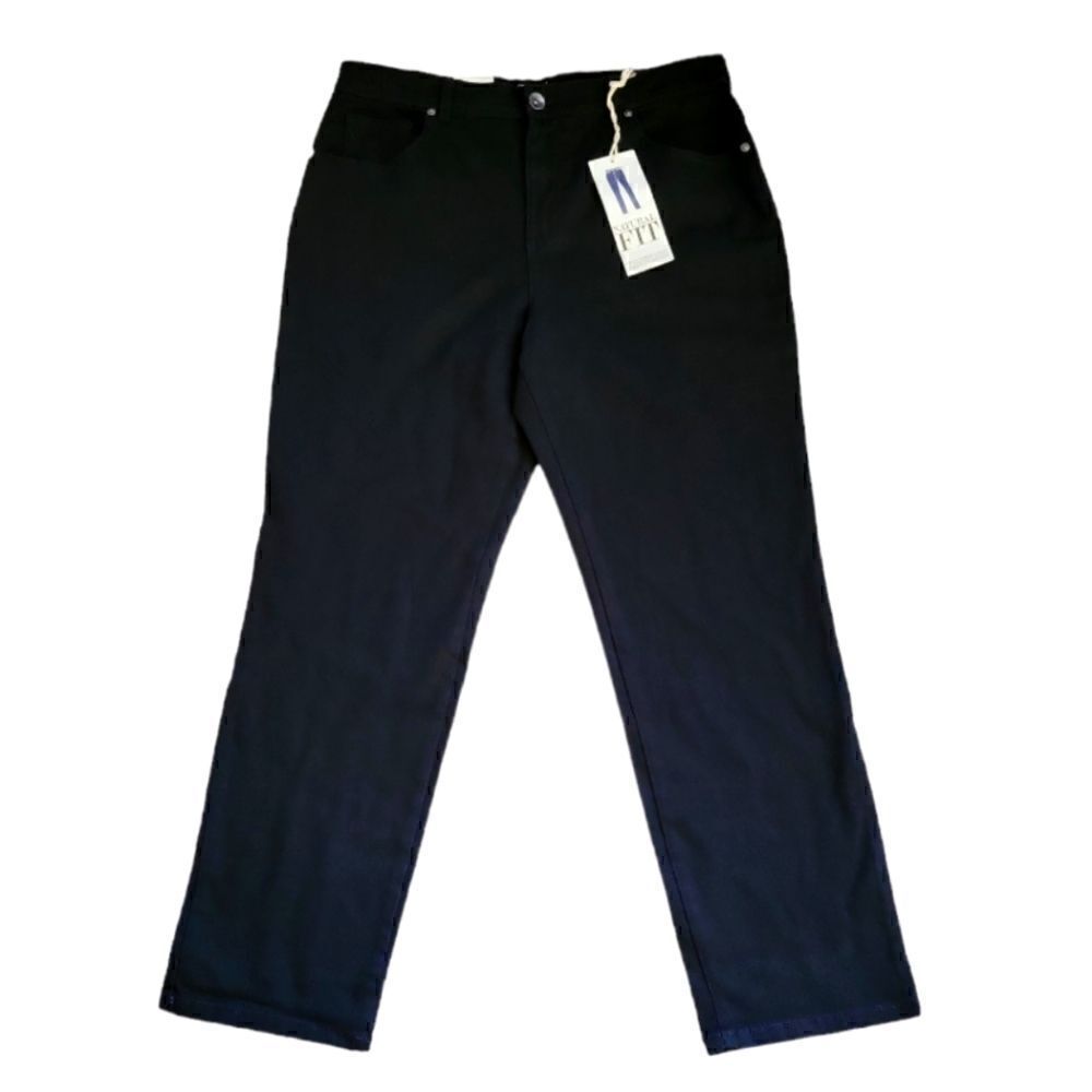 NWT STYLE & CO BLACK NATURAL FIT JEANS SZ.14S